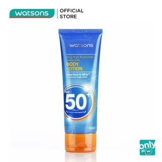 Sữa Dưỡng Toàn Thân Chống Nắng Tối Đa Watsons Sun Very High SPF50 100ml