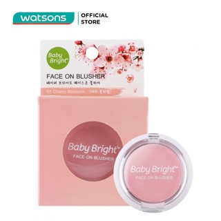 Phấn má hồng baby bright face on blusher 5g #01 cherry blossom