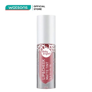 Son Kem Lì & Má Hồng Baby Bright Lip & Cheek Matte Tint 2.4g #03 Deep Sea Coral