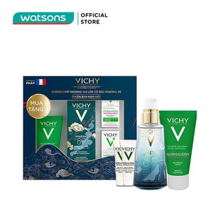 Combo Vichy Festive (Khoáng Cô Đặc Mineral 89 50ml + Normaderm Gel 50ml + Normaderm Kem 3mlx2)