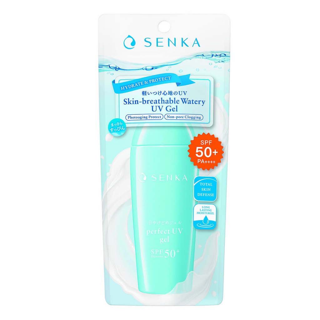 Gel Sữa Chống Nắng Senka Perfect UV Gel N SPF50+ PA++++ Dành Cho Mặt Và Toàn Thân 80ml