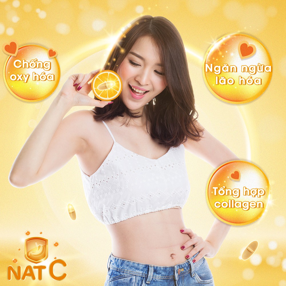 Thực Phẩm Bảo Vệ Sức Khỏe Mega We Care Nat C 1000 30 Viên