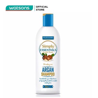 Dầu Gội Simply Essentials Nuôi Dưỡng Dành Cho Tóc Nhờn  Argan Shampoo 400ml