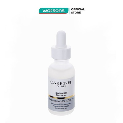 Serum Care:Nel Niacinamide Zinc Cải Thiện Thâm Nám, Tàn Nhang & Trắng Sáng Da 30ml