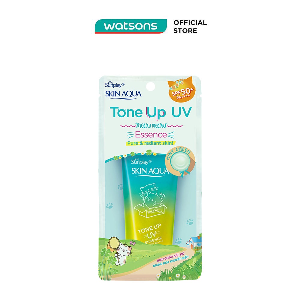 Tinh Chất Chống Nắng Skin Aqua Sunplay Tone Up UV Essence SPF50+ PA++++ Hiệu Chỉnh Sắc Da 50g