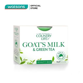 Xà bông country life goats milk & green tea 100g