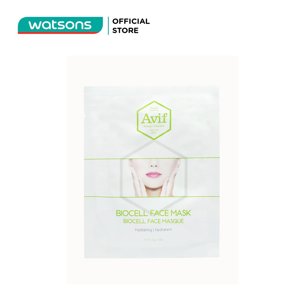 Mặt Nạ Avif Biocell Hydrating Face Mask Dưỡng Ẩm Da 23g