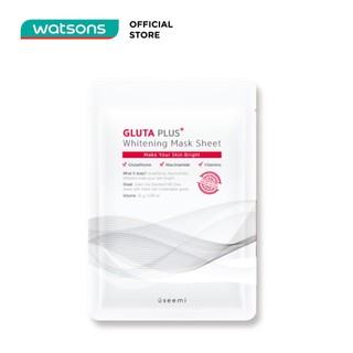Mặt Nạ Useemi Trắng và Sáng Da Gluta plus+ Whitening Mask Sheet 25g