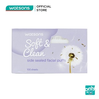 Bông tẩy trang watsons khóa 2 mặt 100 miếng