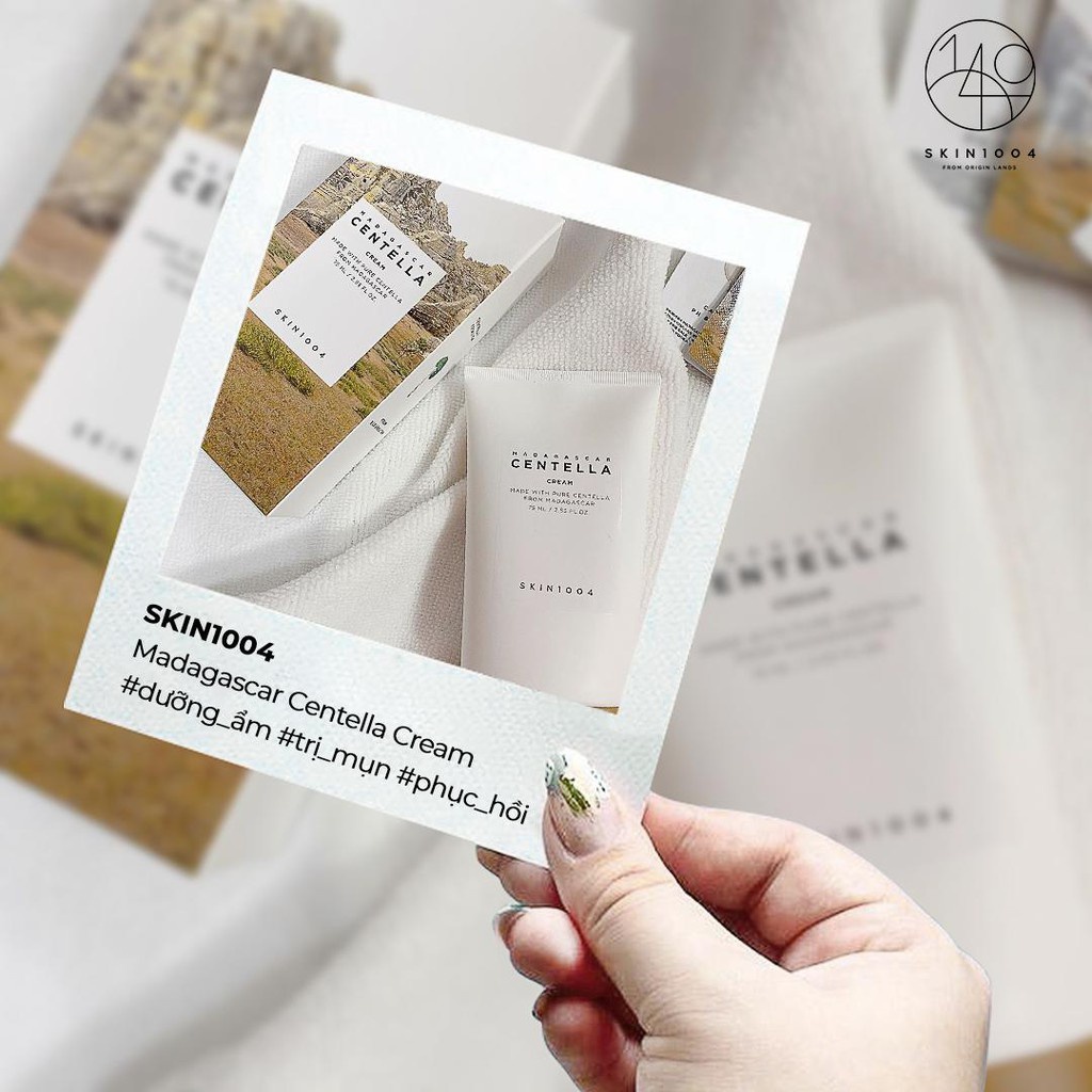 Kem Dưỡng Ẩm Skin1004 Madagascar Centella Cream Chiết Xuất Rau Má Dành Cho Da Mụn & Da Nhạy Cảm 75ml