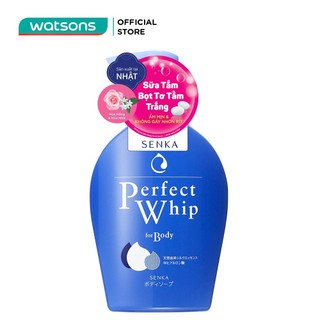 Sữa Tắm Dưỡng Ẩm Senka Perfect Whip For Body Hương Hoa Hồng & Hoa Nhài 500ml