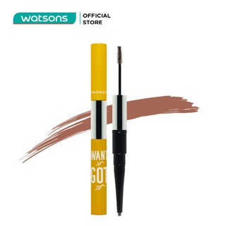 [Mã FMCGWA101 giảm 8% đơn 250K] Chì Kẻ Mày Lemonade Want It Got It 0.25g+2.5g .#Natural Brown Nâu Tự Nhiên