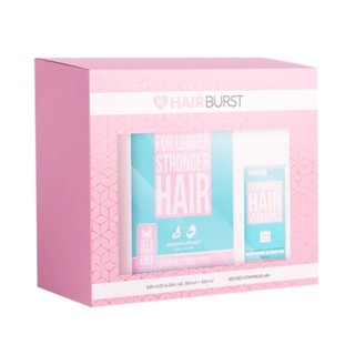 Combo Hairburst Kích Thích Mọc Tóc (Set Gội 350ml & Xả 350ml + Kẹo Dẻo Vitamins 60 Viên)