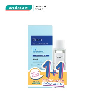 Set Make P:rem Chống Nắng (KemChốngNắng Make P:rem SunFluid SPF50+ 200ml+Tẩy Trang Make P:rem 100ml)
