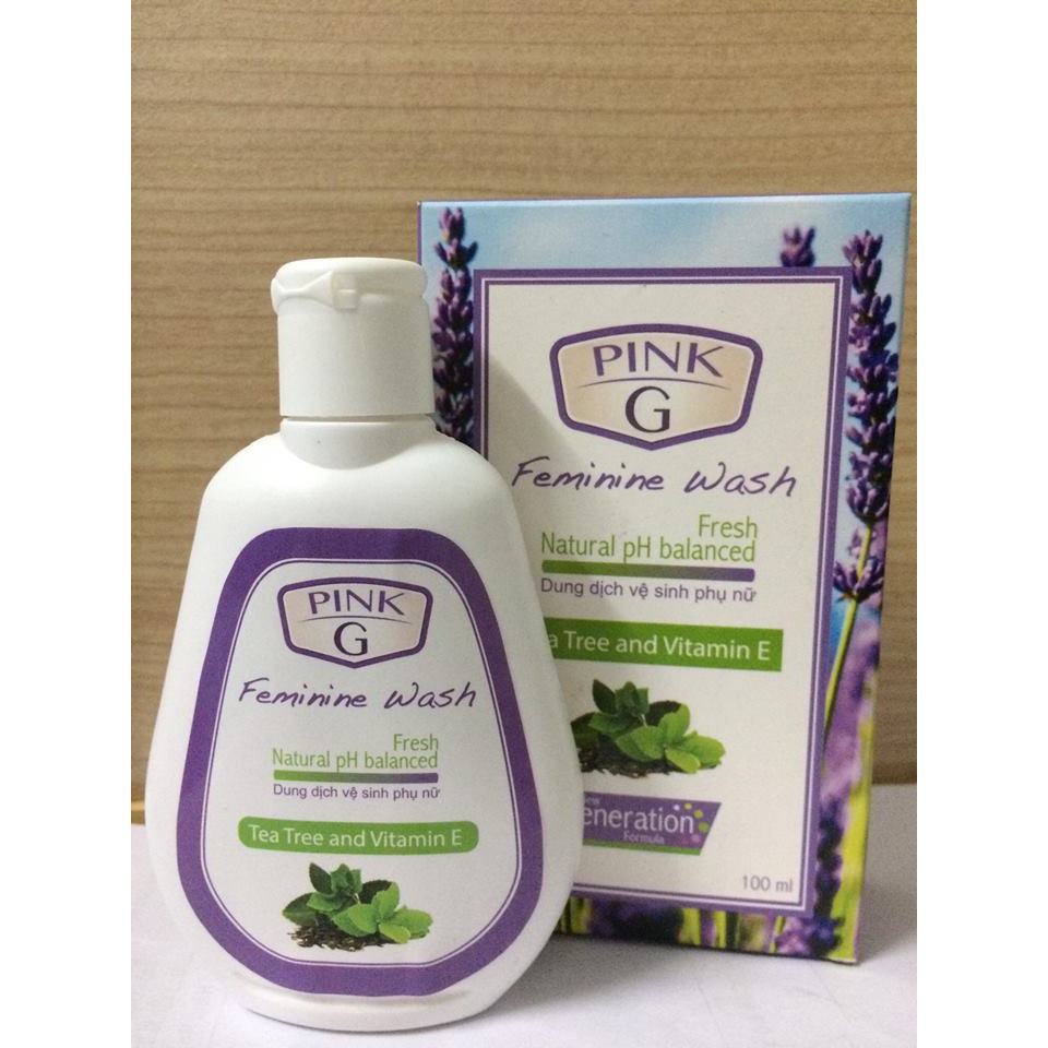 Dung Dịch Vệ Sinh Phụ Nữ PinkG Lavender 100ml