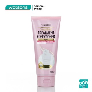 Dầu Xả Bóng Mượt Tóc Watsons Chiết Xuất Sữa Chua 200ml
