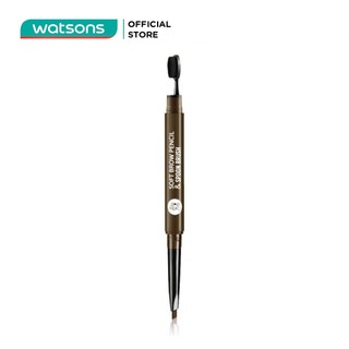 Chì Kẻ Chân Mày Cathy Doll Soft Brow Pencil & Spoon Brush 0.28g #04 Dark Brown