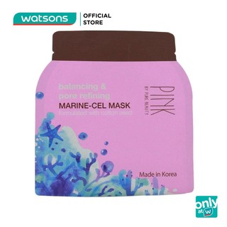 Mặt Nạ Pink By Pure Beauty Balancing & Pore Refining Marine-Cel Sheet Mask 30ml