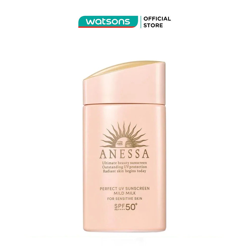 [Mã FMCGWAT92 giảm 10% đơn 400K] Sữa Chống Nắng Anessa Cho Da Nhạy Cảm UV SPF50+/PA++++ 60ml