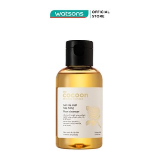 Gel rửa mặt cocoon rose cleanser hoa hồng 140ml
