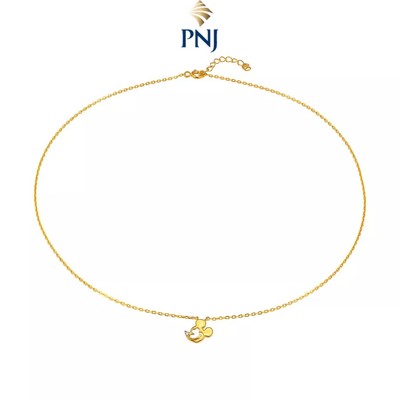Dây cổ Bạc Đính Đá CZ Disney|PNJ XM00Y060006