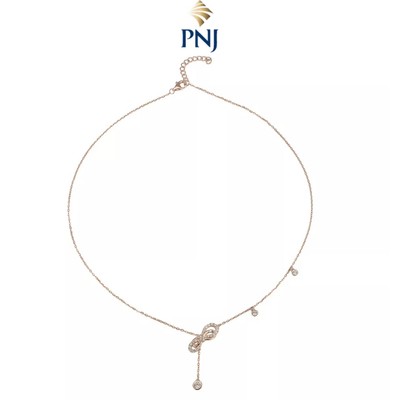 Dây cổ Bạc Đính Đá CZ PNJSilver XMXMX000020