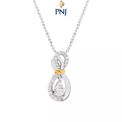Mặt dây chuyền Bạc Đính Đá CZ PNJSilver XMXMC000021