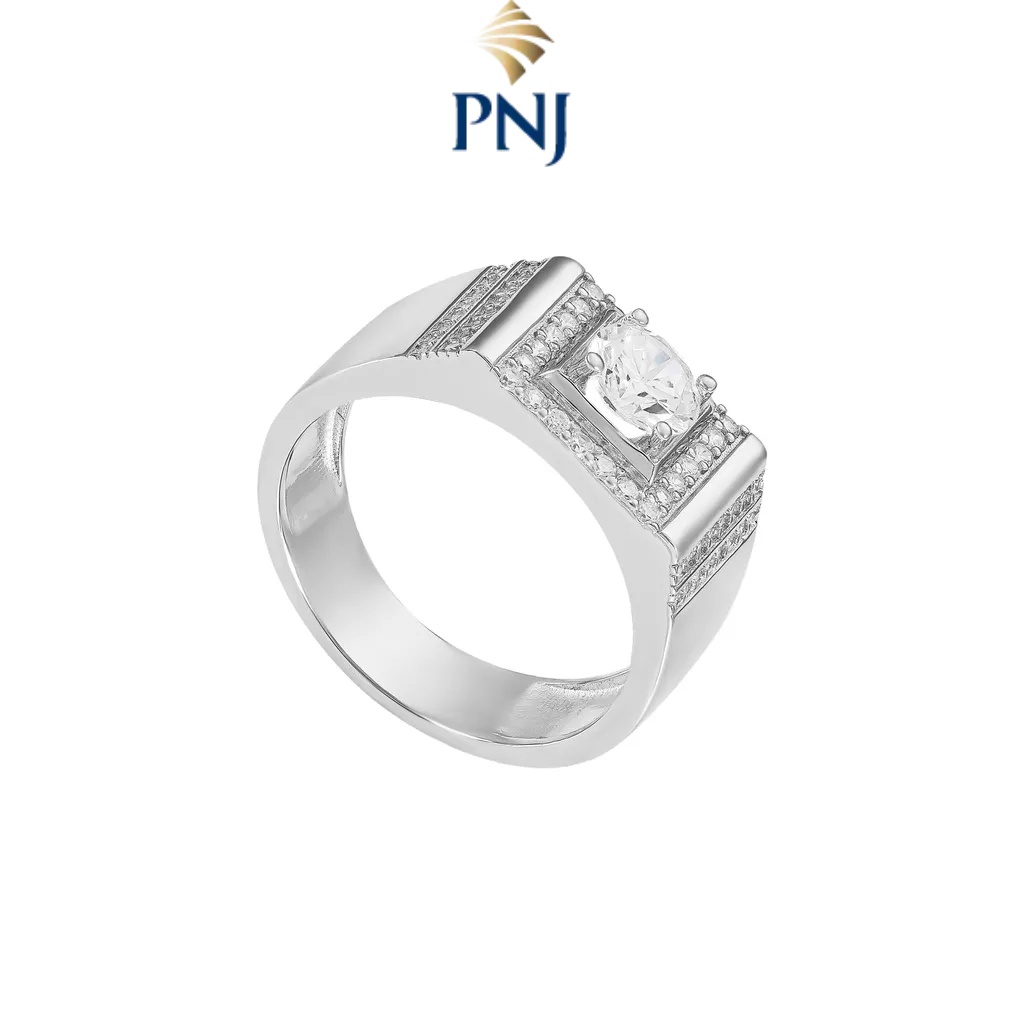 Nhẫn Bạc Đính Đá CZ PNJSilver XMXMW060102