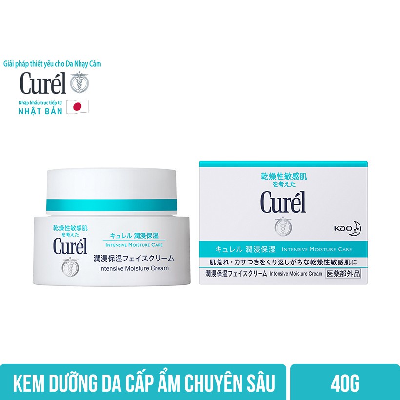 Kem Dưỡng Da Curél Cấp Ẩm Chuyên Sâu 40g