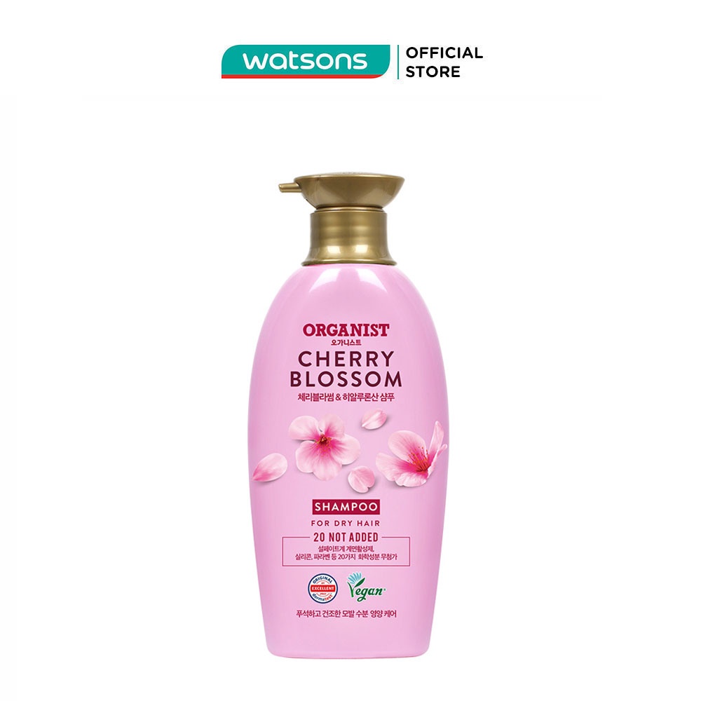 Dầu Gội Organist Hoa Anh Đào Dưỡng Ẩm 500ml