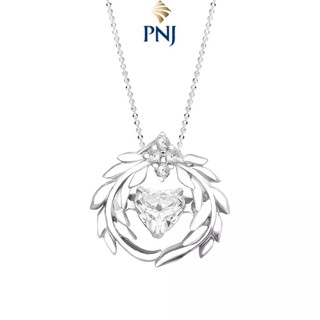 Mặt dây chuyền bạc đính đá cz pnjsilver xmxmk060013
