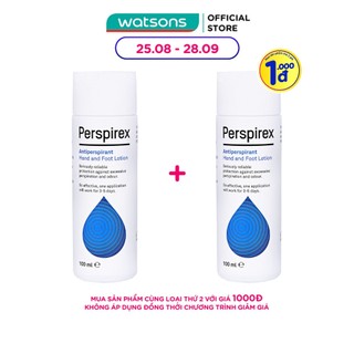 Dung Dịch Khử Mùi Perspirex Antiperspirant Ngăn Mồ Hôi Cho Tay Và Chân 100ml