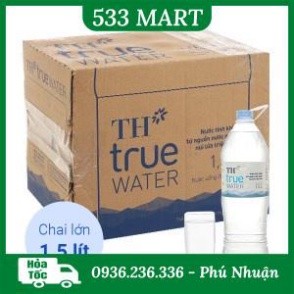 Thùng 12 chai nước suối tinh khiết True Water 1.5L