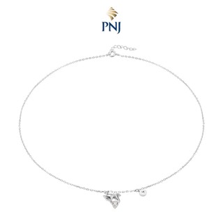 Dây cổ bạc đính đá cz pnjsilver xm00w060003