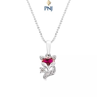 Mặt dây chuyền Bạc đính đá Sythentic PNJSilver ZTXMW060000