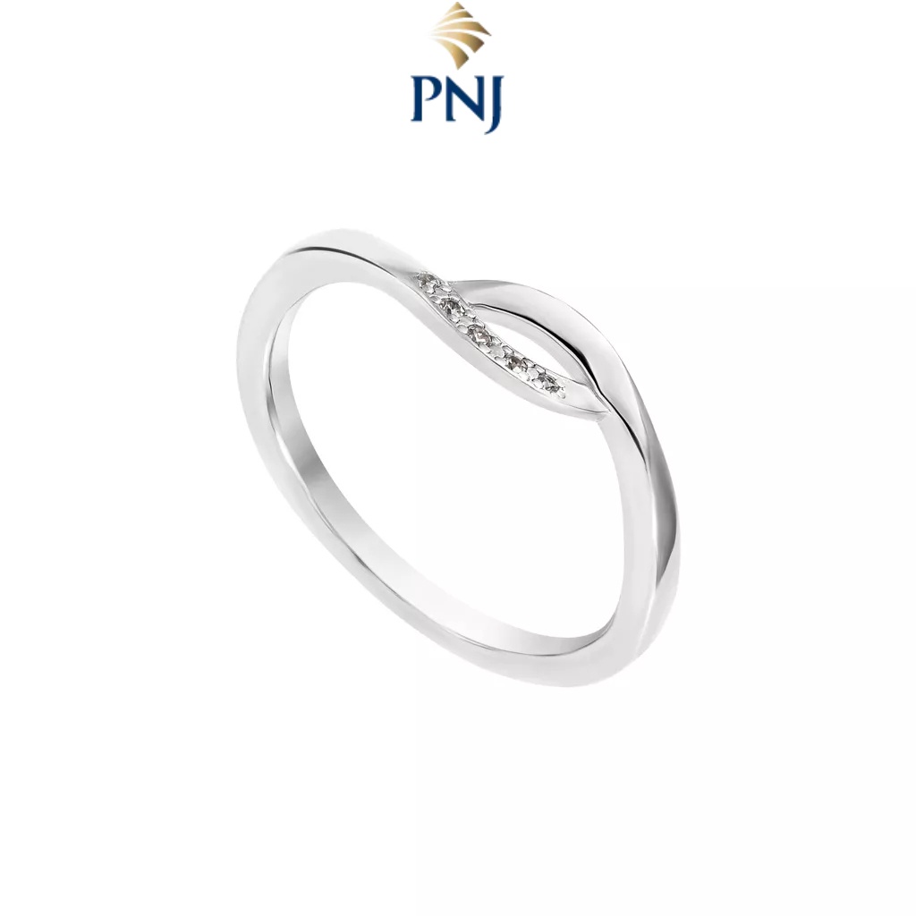 Nhẫn Bạc đính đá CZ PNJSilver XMXMW060012