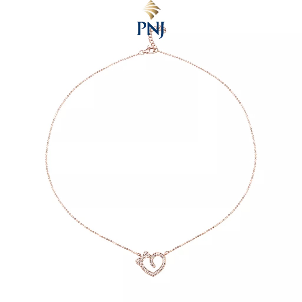 Dây cổ Bạc Đính Đá CZ PNJSilver XMXMX000019