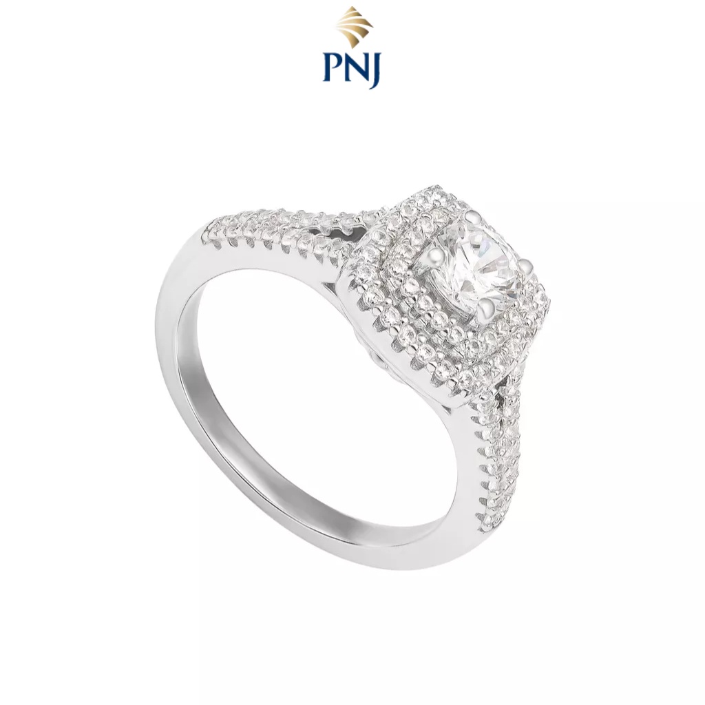 Nhẫn Bạc đính đá CZ PNJSilver XMXMW060032