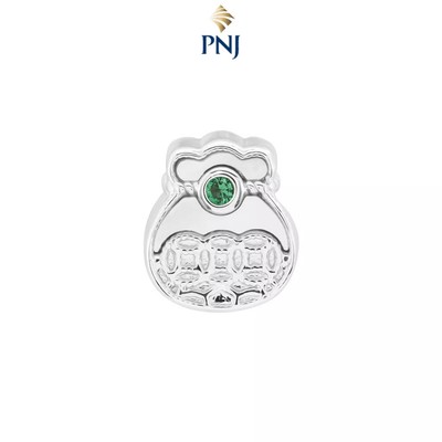 Hạt Charm Bạc đính Mother of Pearl PNJSilver PMXMW060000