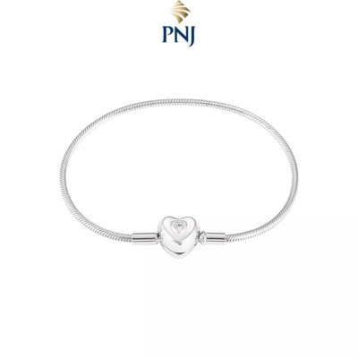 Lắc tay trẻ em bạc đính đá PNJSilver XM00W060006