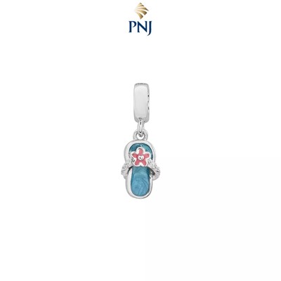Hạt Charm Đính Đá CZ PNJSilver XMXMW060302
