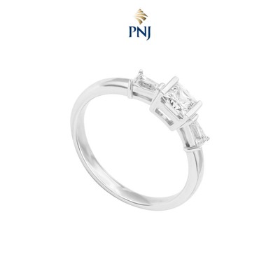 Nhẫn bạc đính đá CZ PNJSilver XMXMW000028
