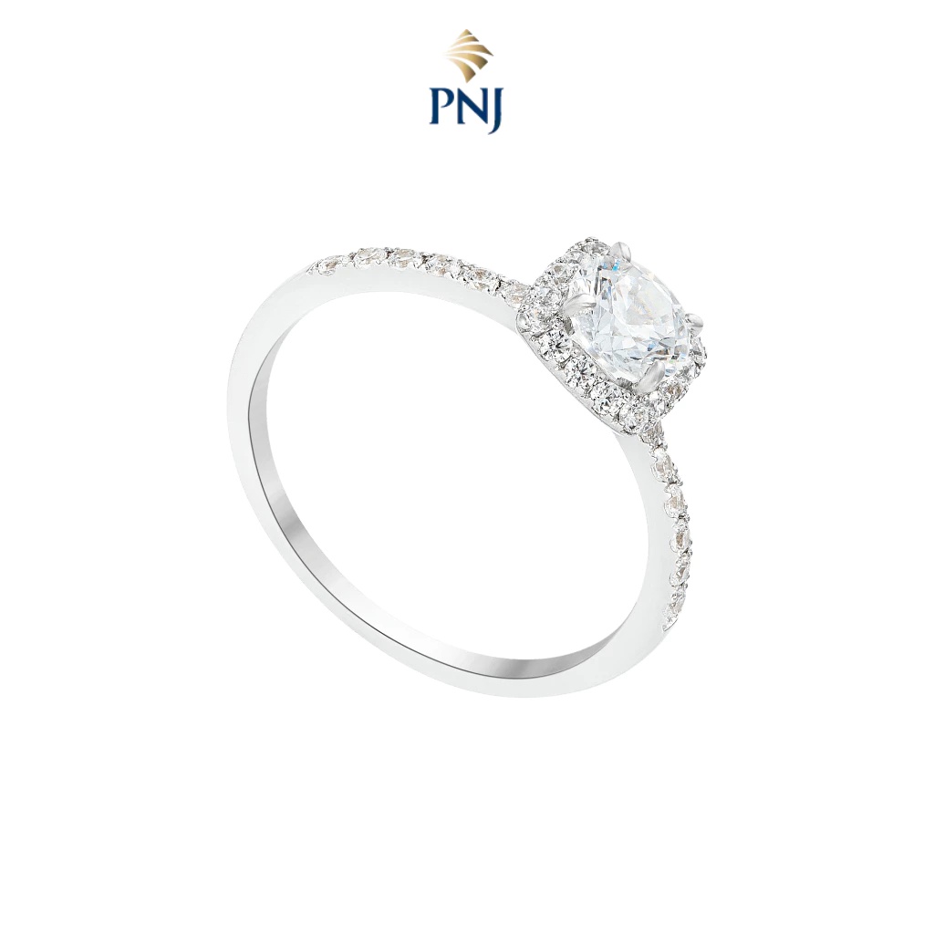 Nhẫn bạc đính đá CZ PNJSilver XMXMW060009