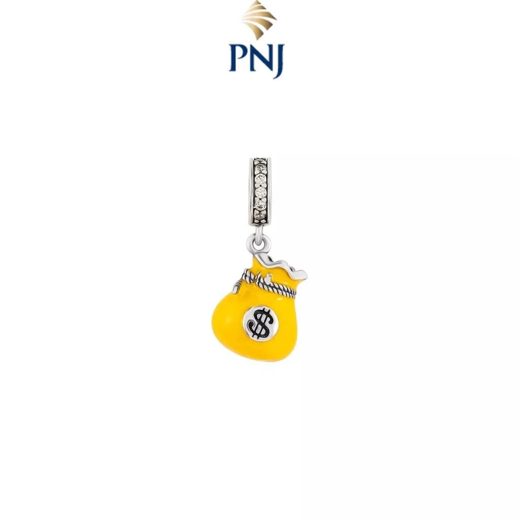Hạt Charm Bạc Đính Đá CZ PNJSilver XMXMC060006