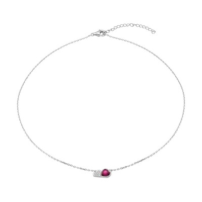 Dây cổ Bạc đính đá CZ Disney|PNJ XMXMW060080