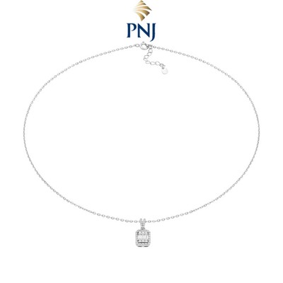 Dây cổ Bạc Đính Đá CZ PNJSilver XMXMW060025