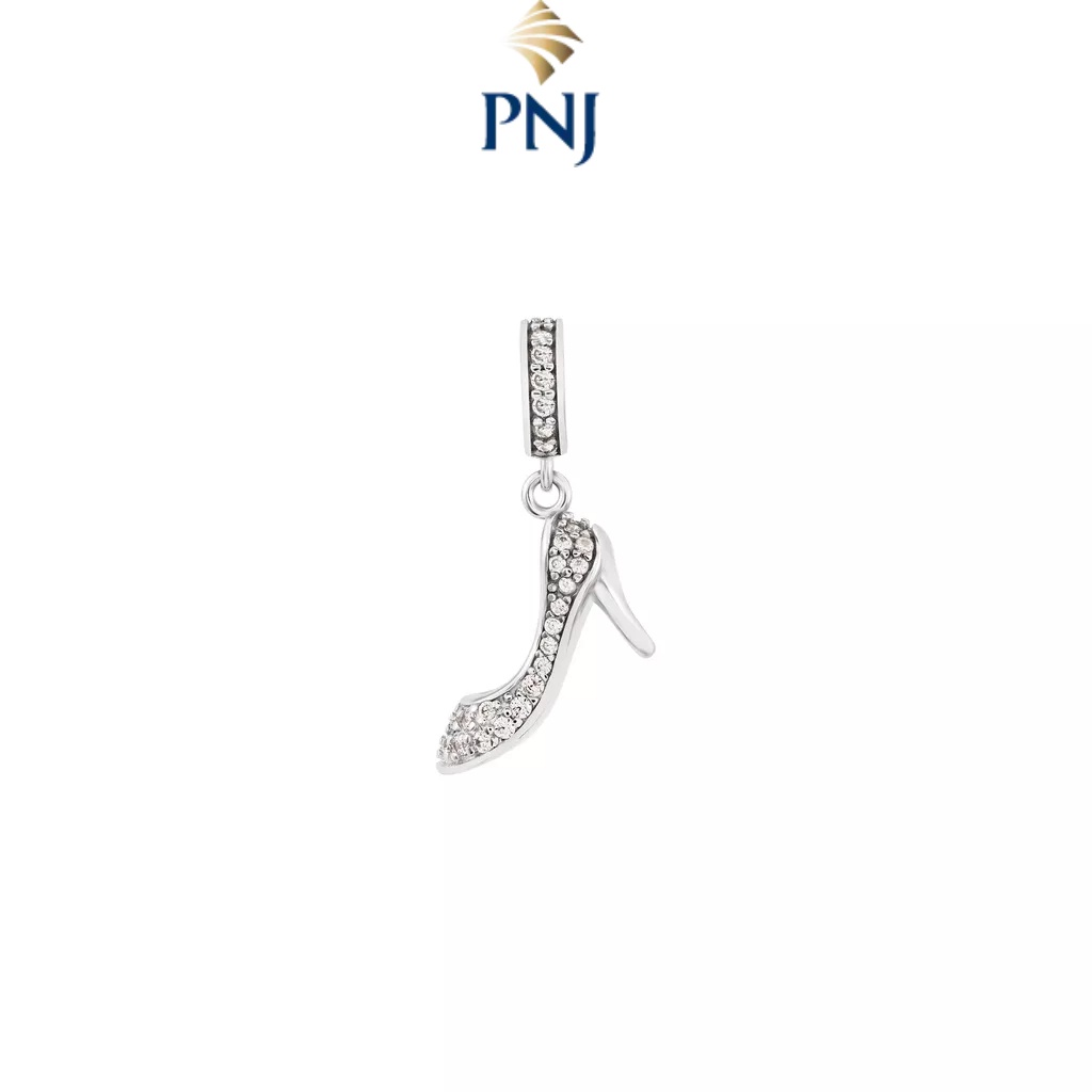 Hạt Charm Bạc Đính Đá CZ PNJSilver XMXMW060198