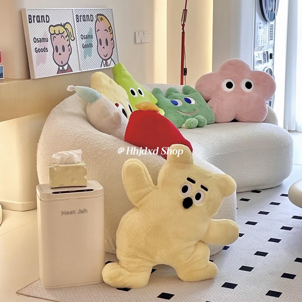 Thú Nhồi Bông Hình Gấu / Mèo Dễ Thương Trang Trí Giường Ngủ / Ghế sofa