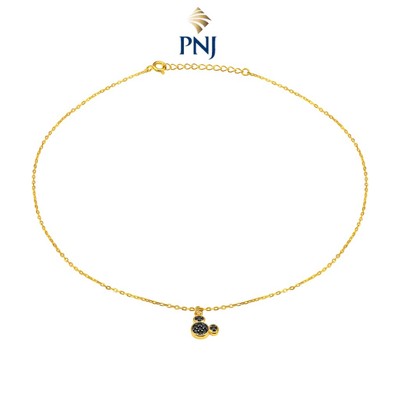 Dây cổ trẻ em Bạc đính đá CZ Disney|PNJ XMXMS060000