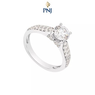 Nhẫn bạc đính đá cz pnjsilver xmxmw060033